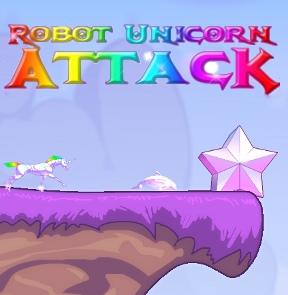Robot Unicorn Attack Twitchy Online Game